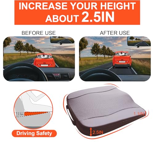 Car Seat Cushion (Classic Brown)