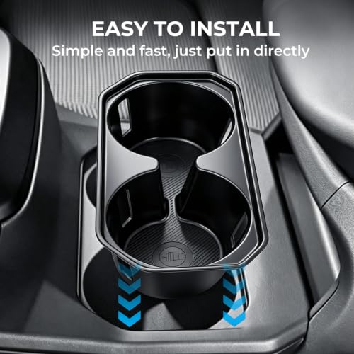 Center Console Cup Holder Inserts for Toyota bZ (Fits for 2026-2027 bZ/bZ Woodland & Solterra)