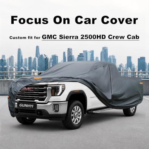 Premium Truck Cover Custom Fit GMC Sierra 2500HD (09 GMC / 9.07 GMC Sierra 2500HD/3500HD Crew Cab Short Bed)