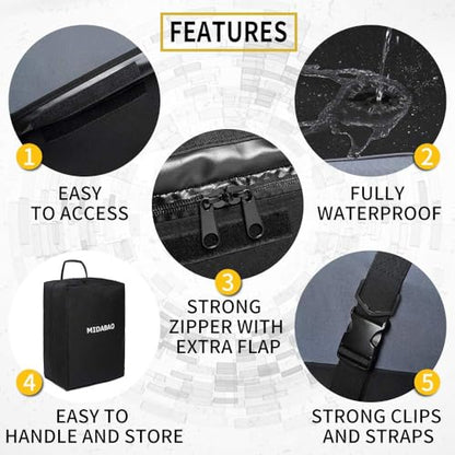 20 Cubic Waterproof Duty Car Roof Top Carrier (20 Cubic Feet)