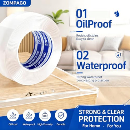 Baby Corner Proofing Edge Protector Strip (9.84ft(3m) / 1 Roll, 1.2in x 9.84FT)