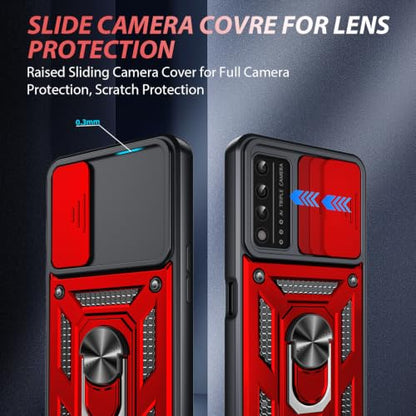for T Mobile REVVL V+ 5G Case (T-Mobile REVVL V+ 5G（6.82"） / Red)