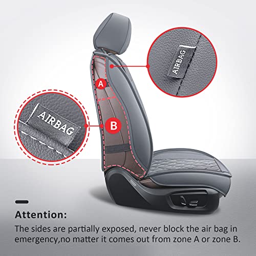 Seat Covers Full Set Gray for 2009 (Gray / Full Set (Curved Back))