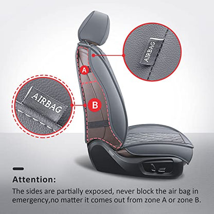 Seat Covers Full Set Gray for 2009 (Gray / Full Set (Curved Back))