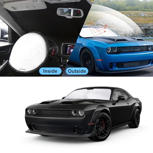 Sun Shade for Dodge Challenger 2015 (Dodge Challenger 2015-2023-Windshield Shade)