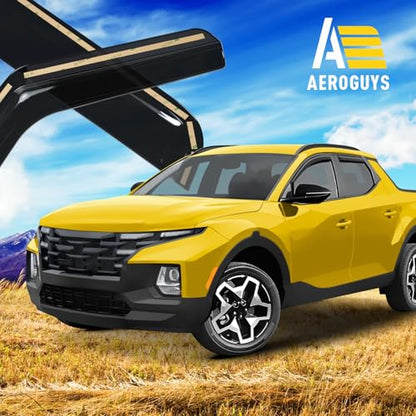 Extra Durable Window Deflectors in (For Hyundai Santa Cruz 22-26)