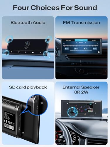 V2 10.3 Inch Wireless CarPlay & Android Auto HD IPS Touch Screen 1920x720 (V2)