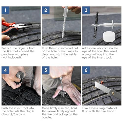 36 Pcs Tire Plug Kit (36 PCS)