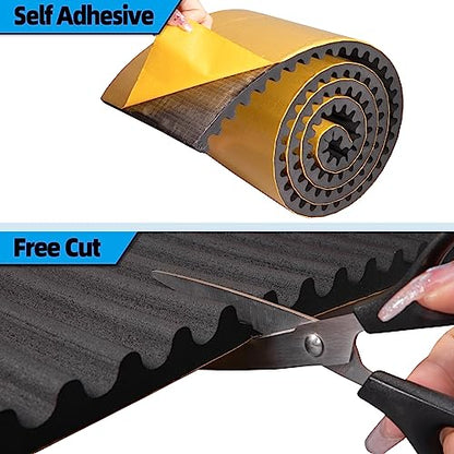 Thick Garage Wall Protector Garage Parking Aid (1 Piece - 79" × 8" × 0.6")