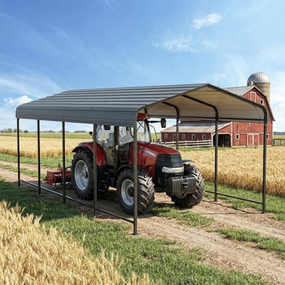 Reinforced Metal Carport (10 x 20 ft)