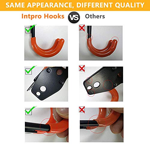 12pack Steel Garage Storage Utility Double Hooks Organizer Heavy Duty Wall Mount Tool Holder for Organizing Power Tools Ladders Bulk Items (Utility Hooks 12pack)