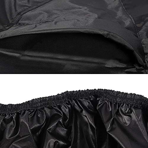 Waterproof UTV Cover Heavy Duty Oxford Cloth Protection Covers 4 Seater UTV Accessories for Polaris RZR Can (Black / Large)