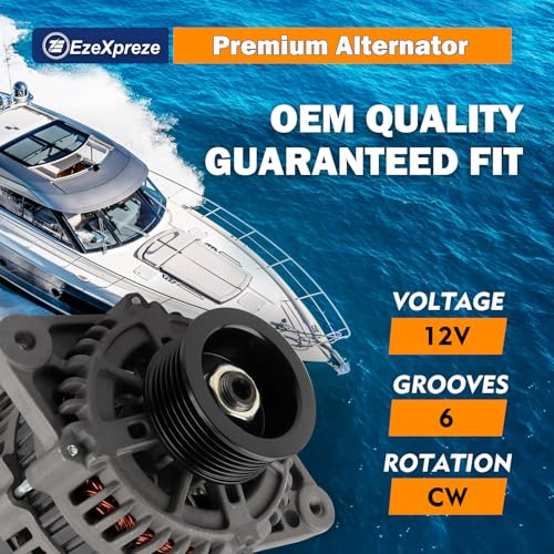 Ezexpreze 8460 New Alternator for Mercruiser Model 350 Mag MPI (8460N)