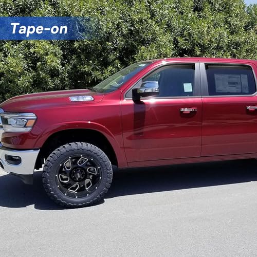 Window Visors Rain Guards for 2009 (2009-2018 ram 1500 crew cab)