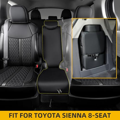Custom Sienna Seat Covers for 2021 (Black Luxe / 8-Seat)
