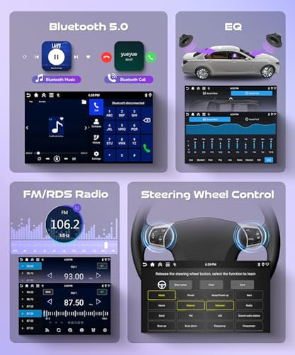 4G+64G Android 15 Car Stereo Radio for Toyota Corolla 2009