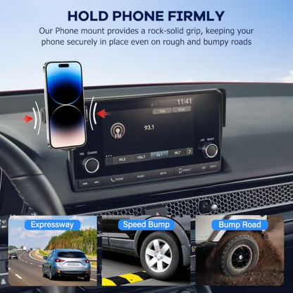 Car Phone Holder Fit for Honda Accord 2023 2024 2025 2026 Accessories (For Honda Accord 2023-2026 7/9inch)
