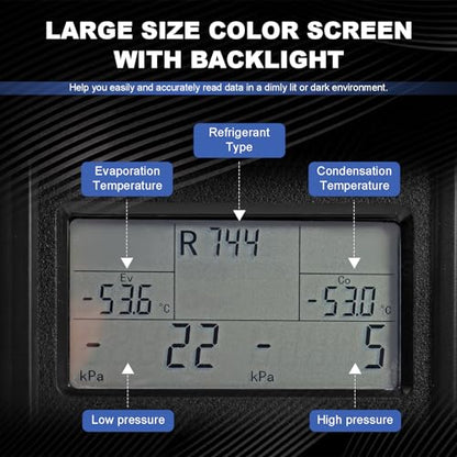 3 Way Digital Manifold Gauge (3-Way Digital Manifold Gauge)