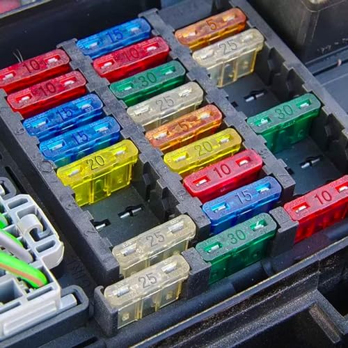80Pcs) 25Amp Standard Fuse, 25A Car Blade Fuses for Car/RV/Truck/SUV/Motorcycle/Boat (25A)