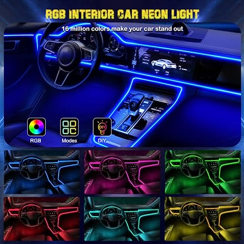 Interior Car LED Strip Lights (5 LED/276 inches)
