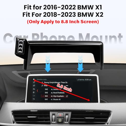 Car Phone Holder Compatible with BMW X1 2016 (For BMW X1 2016-2022, X2 2018-2023 8.8inch screen)