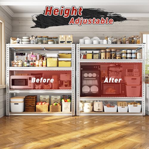 40"W Storage Shelves (40"W x 19.7"D x 60"H)
