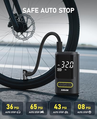 Tire Inflator Portable Air Compressor (Yellow)