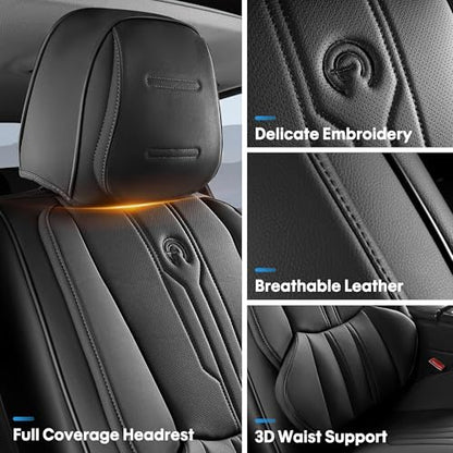 Car Seat Covers Full Set (FULL SET / BLACK)