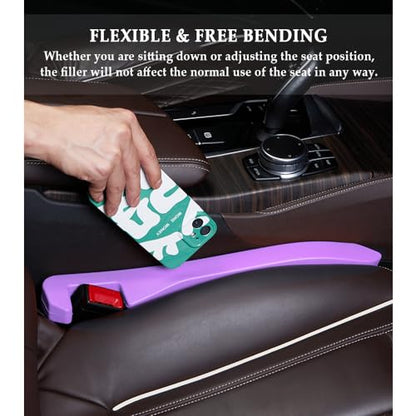2PCS Car Seat Gap Filler (Purple)