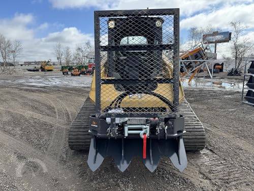15000 lbs Hydraulic Winch for Skid Steer