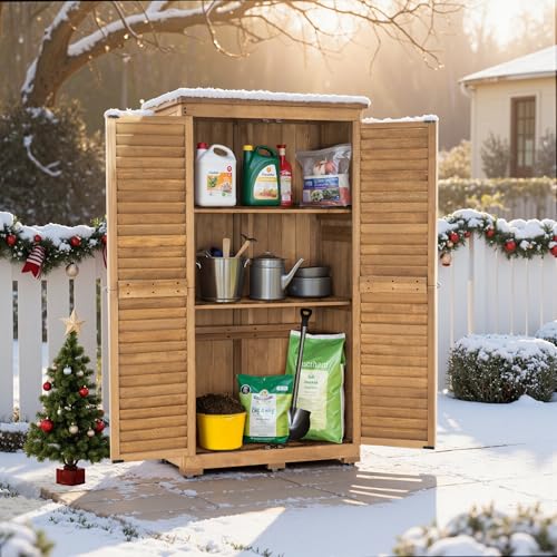 Outdoor Storage Cabinet (Natural)