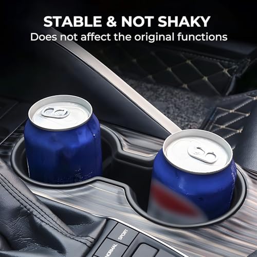 Center Console Cup Holder Inserts for Toyota Camry 2024 2023 2022 2021 2020 2019 2018 (Cup Holder for 2018-2024 Camry)
