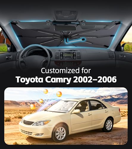 Windshield Sun Shade for Toyota Camry 2002 (Fit for Toyota Camry 2002–2006)