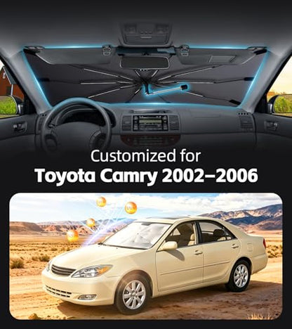 Windshield Sun Shade for Toyota Camry 2002 (Fit for Toyota Camry 2002–2006)