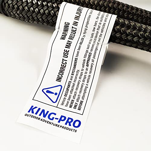 Kinetic Recovery Rope 1“x30' Towing Rope 48 (7/8"x30\' Red)