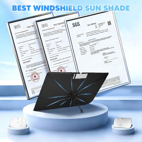 56" * 31" Windshield Sun Shade Umbrella (Medium Size (56" * 31"))