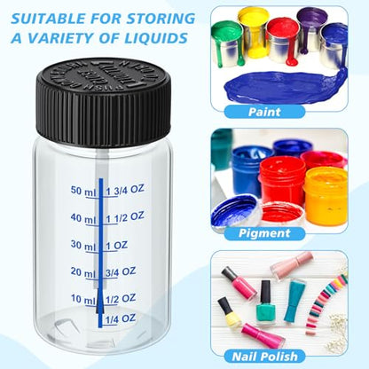 Touch up Paint Bottle with Brush Mixing Ball (Clear)