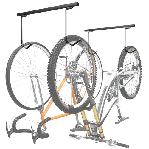 Ceiling Mounted Bike Rack for Garage (Ceiling rack for 2 bikes)