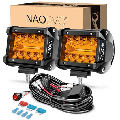 4 Inch LED Pod Lights (Amber)