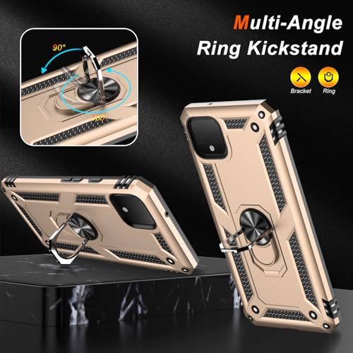 for Google Pixel 4 XL Case with Screen Protector (Yellow / Google Pixel 4 XL)