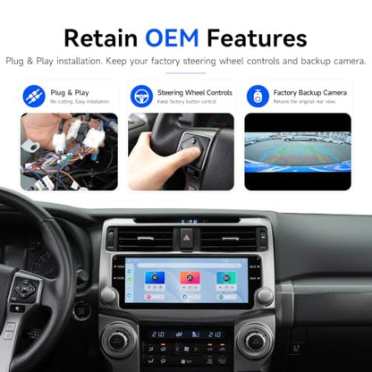 Head Unit for Toyota 4Runner 2010 (Silver)