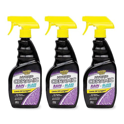 92183 3PK Hybrid Ceramic Rain Repellent and Glass Cleaner (16 Fl Oz (Pack of 3))