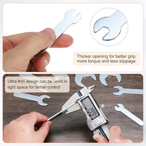 10pcs Small Wrench Open End Wrench 5.5x66x1.5mm Metric U (5.5x66x1.5mm)