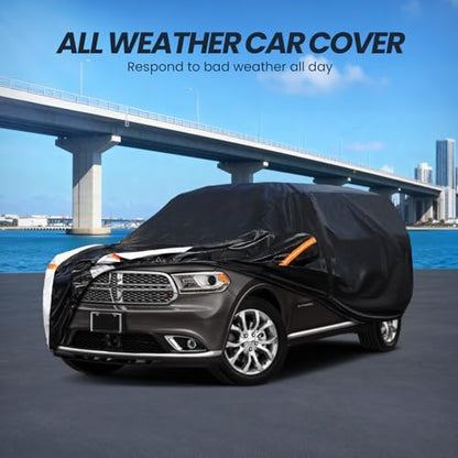 Multi Layer Car Cover Custom Fit for Dodge Durango (Custom fit Dodge Durango / SUV car cover)