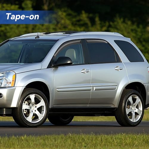 Window Visors Rain Guards for 2005 2006 2007 2008 2009 Chevy Equinox (2005-2009 Chevy Equinox)