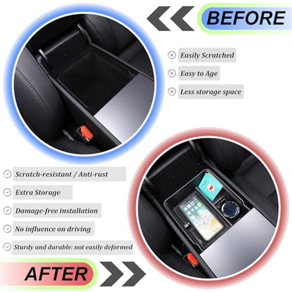 Center Console Organizer for Tesla Model 3 2024 (Armcase Pallet_ABS)