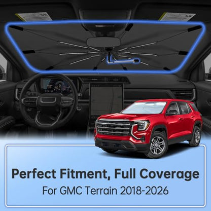 Windshield Sun Shade Umbrella for GMC Terrain 2018 (for GMC Terrain 2018-2026)