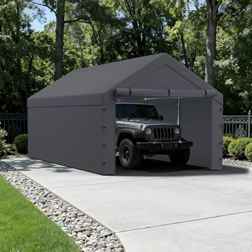 Sidewall Panel with Elastic Ball Bungees (Gray / 10'x20' or 12'x20' Sidewall without Windows)