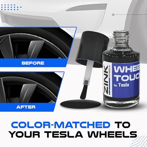 Premium Tesla Wheel Curb Rash Repair Kit for Model S 21 (Tesla Model S / 21" Grey Turbine)
