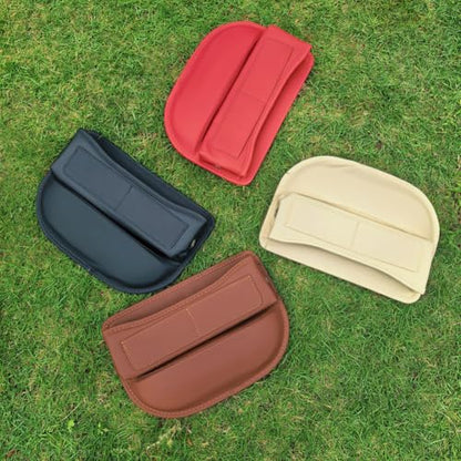 Seat Gap Organizer Car Seat Console Organizer Front Seat Side Storage Bag Center Console Side Pocket Car Seat Crevice Storage Seat Gap Filler Between Seat Storage Pouch（Red） (red)